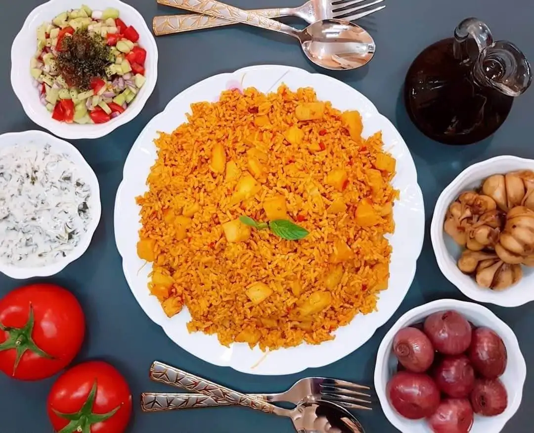 درست کردن استامبولی پلوی اصیل تهرانی ویژه وگن ها به روش مادربزرگ ها