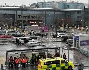 حضور تیم های مسلح پلیس با سلاح های سنگین در یک فرودگاه + ویدئو - لحظه بازداشت مظنون 31 ساله