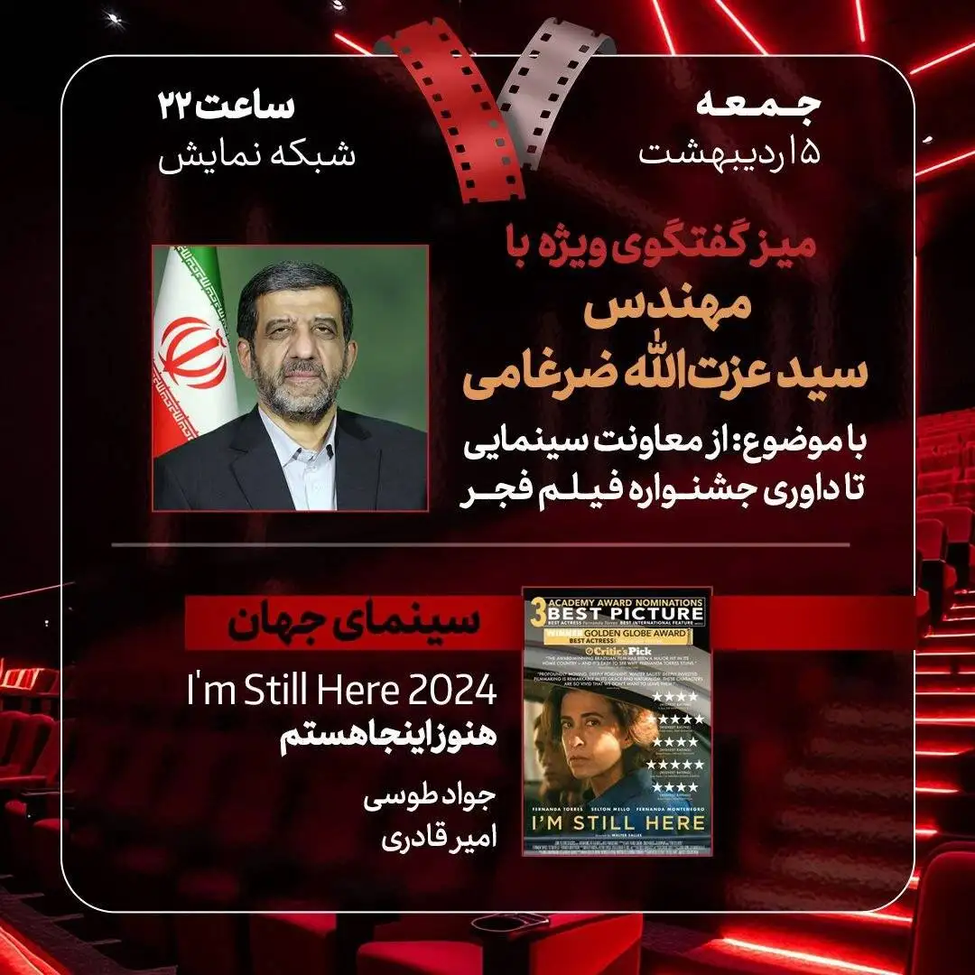 عزت الله ضرغامی در برنامه هفت