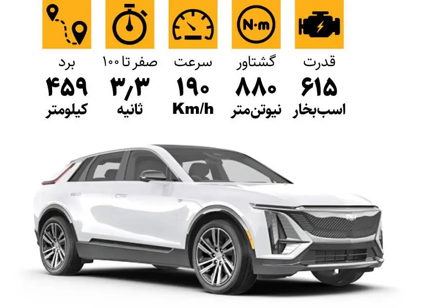 کادیلاک برقی جدید به بازار می آید - مشخصات این خودرو چیست؟