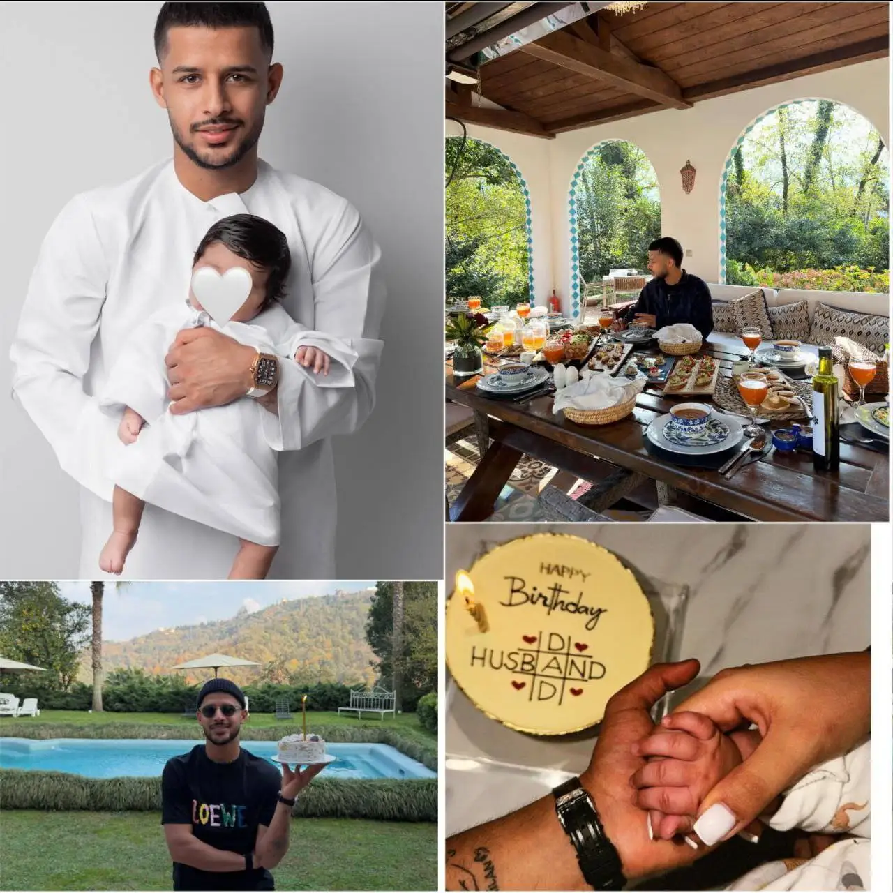 عکس - نخستین جشن تولد مهدی قایدی با پسرش