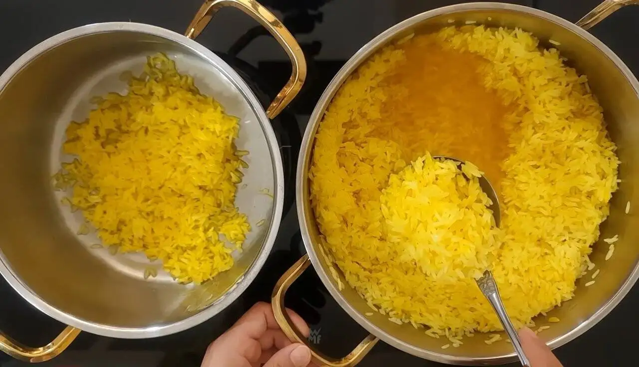 شکرپلوی شیرازی؛ عطرِ طلایی زعفران در شب یلدا