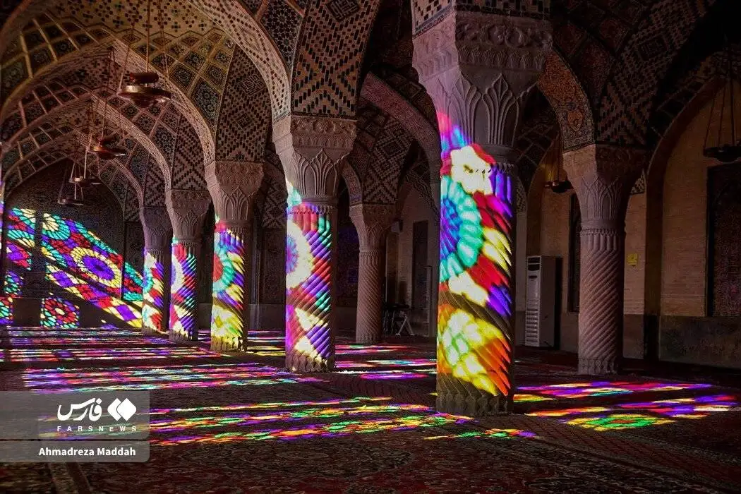 مسجد صورتی شیراز کجاست ؟ + عکس مسجد صورتی شیراز