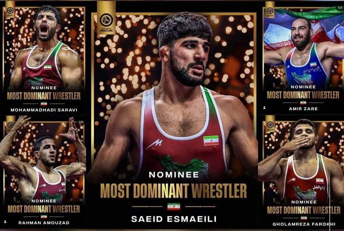 5 ایرانی در جمع نامزدهای برترین کشتی گیران سال جهان