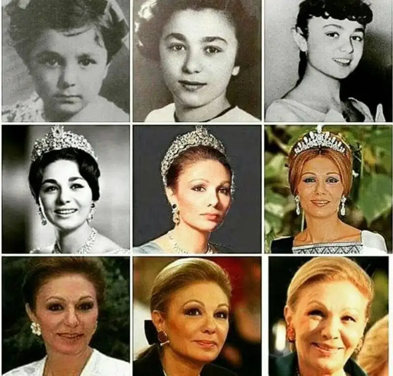 سفر در زمان - فرح دیبا دل معشوقه اش را شکست تا با شاه پهلوی ازدواج کند - کریم پاشا بهادری همکلاسی اش بود اما .... + تصاویر