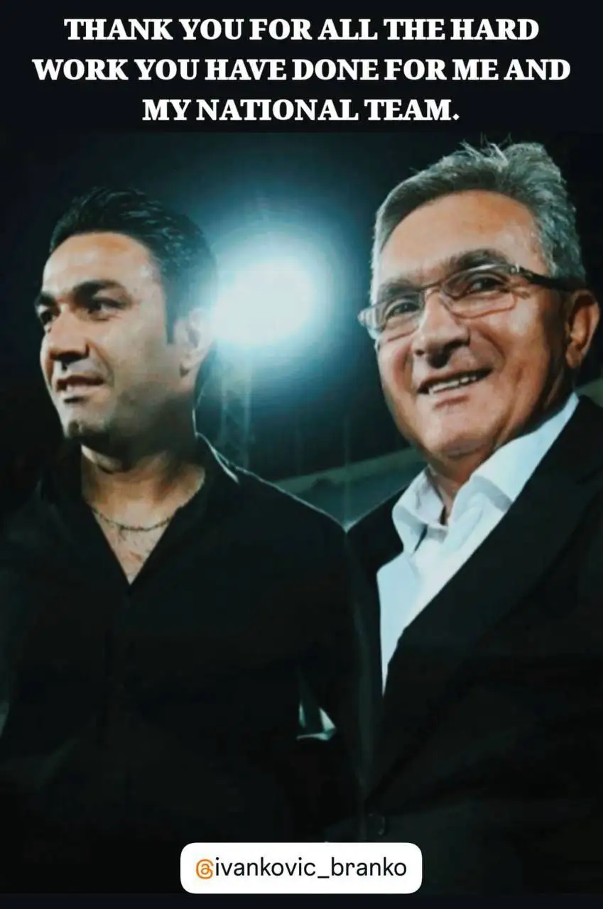 عکس - استوری احساسی جواد نکونام برای برانکو!