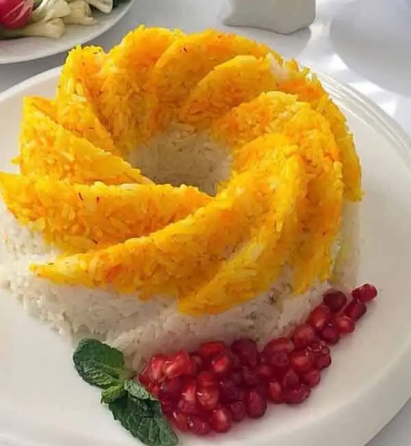 درست کردن برنج زعفرانی