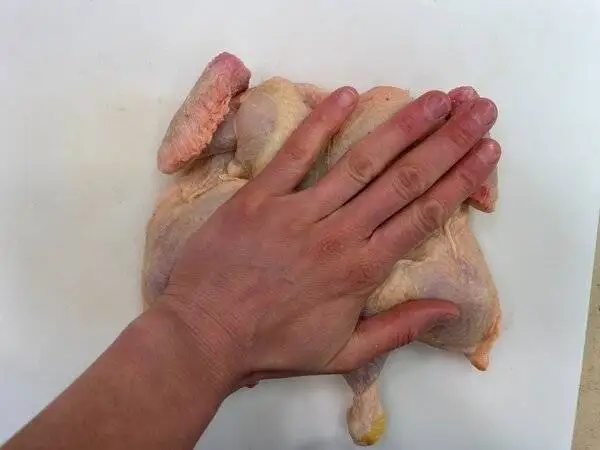 خروس سرخ شده با مرینیت ویژه در کنار سیب زمینی برشته - مراحل کامل روش تهیه + تصاویر