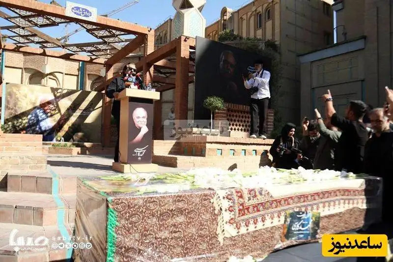 تصاویر - از حضور پژمان بازغی، زینب سلیمانی و تا مهوش وقاری، حسین یاری و سایر چهره های معروف در مراسم خاکسپاری محمد کاسبی ....