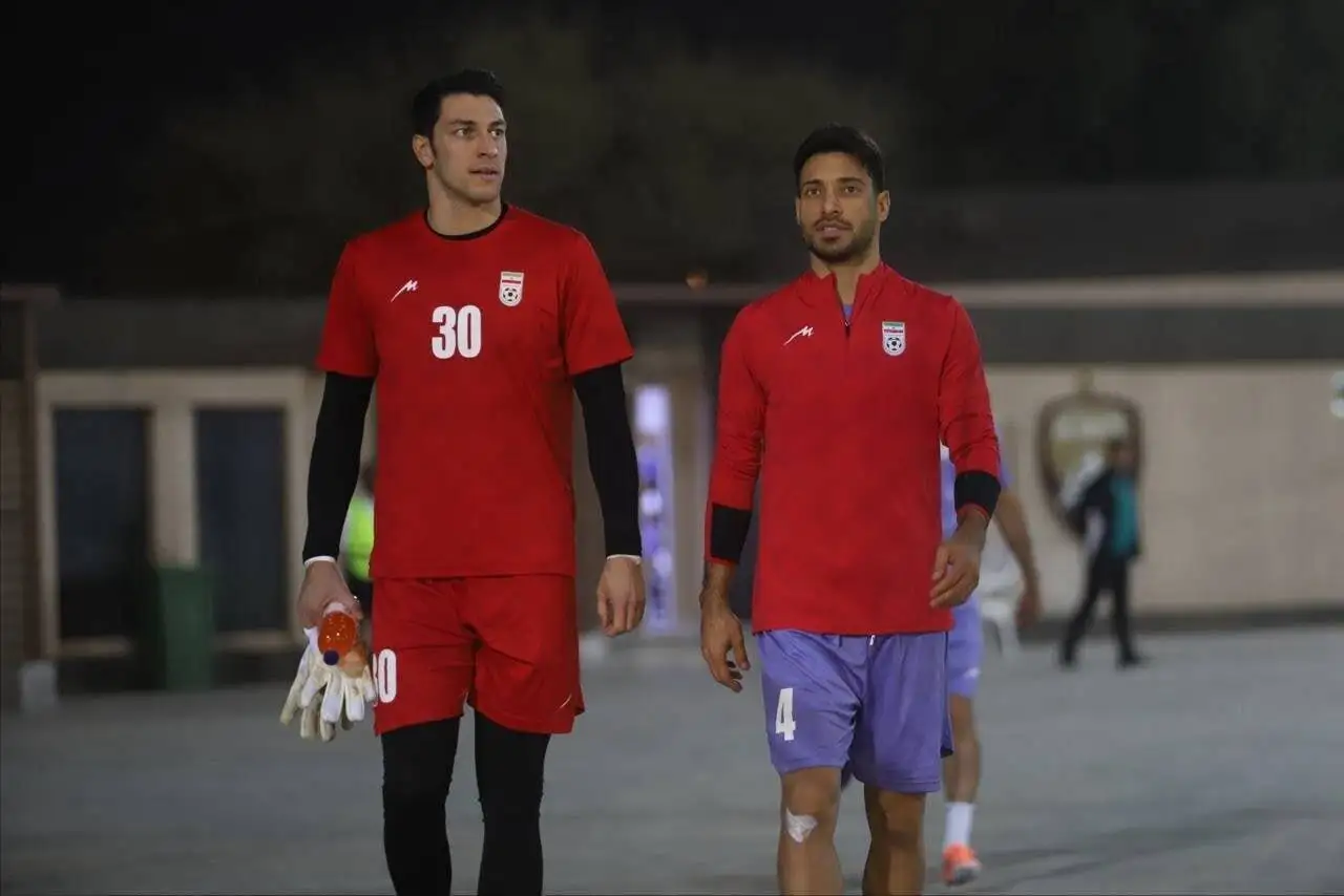 تصاویر نخستین تمرین تیم ملی با لژیونرها در العین