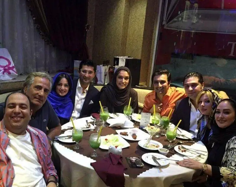 عکس حضور بازیگران معروف در مراسم پاگشای امین زندگانی و الیکا عبدالرزاقی - از الهام حمیدی،شیلا خداداد تا نیوشا ضیغمی 