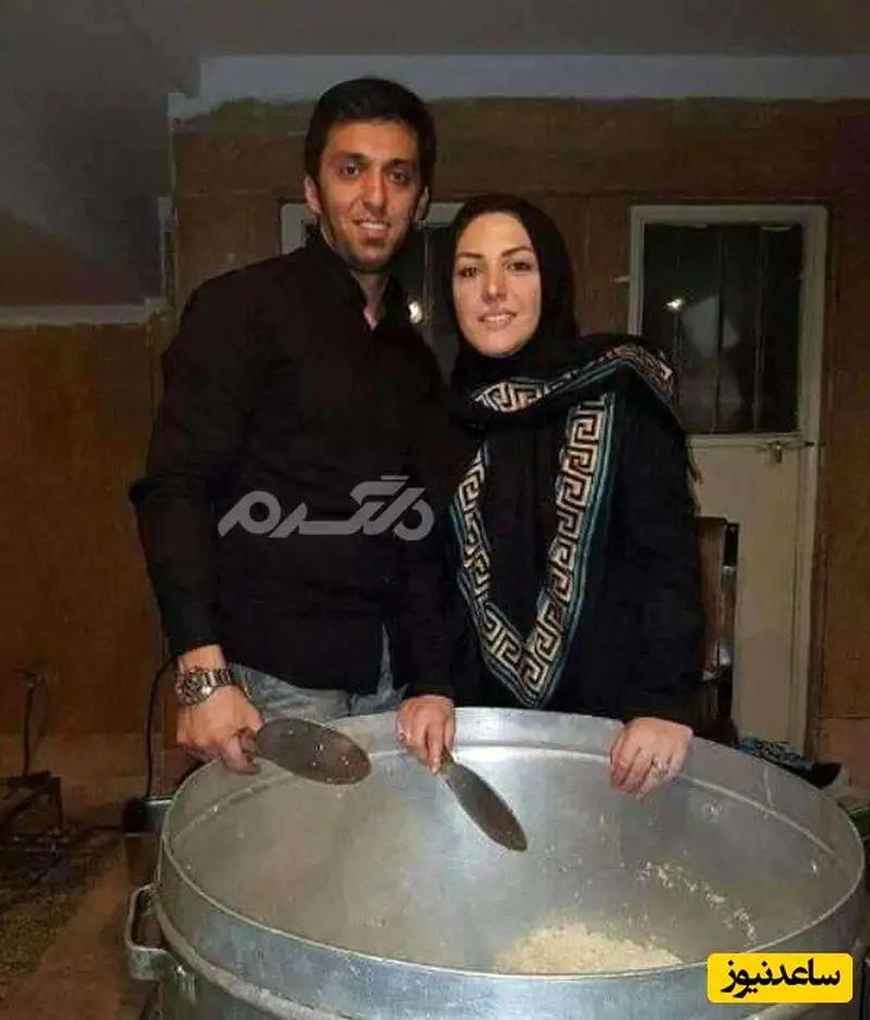 نذری درست کردن دست تنها المیرا شریفی مقدم در زیر زمین آپارتمانش - خانم مجری از هر انگشتش یه هنر میباره+عکس