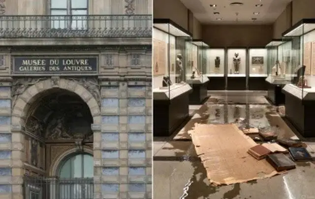 نشت آب در لوور؛ 400 کتاب تاریخی آسیب دیدند