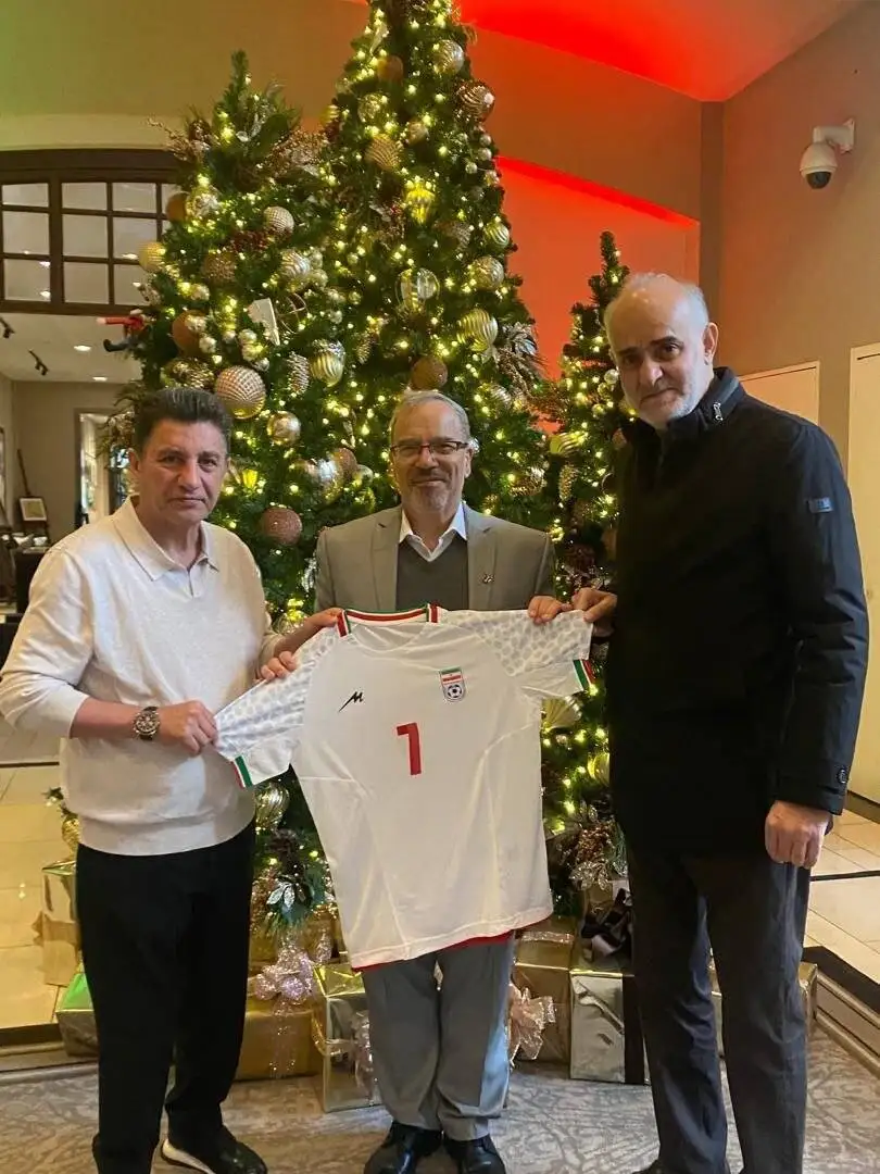 دیدار قلعه نویی با نماینده ایران در آمریکا (عکس)