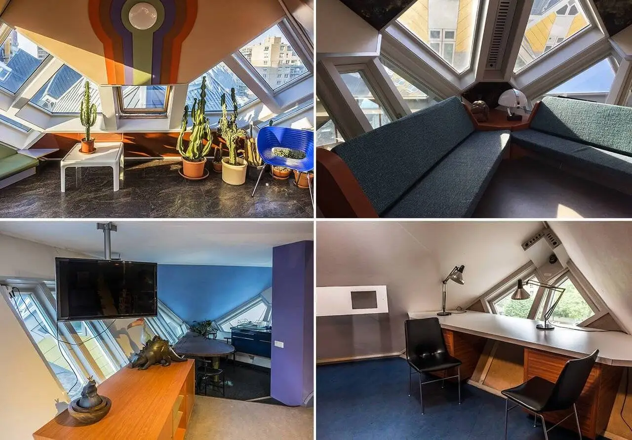 معماری جالب خانه هایی در روتردام - جنگلی از مکعب های معلق!