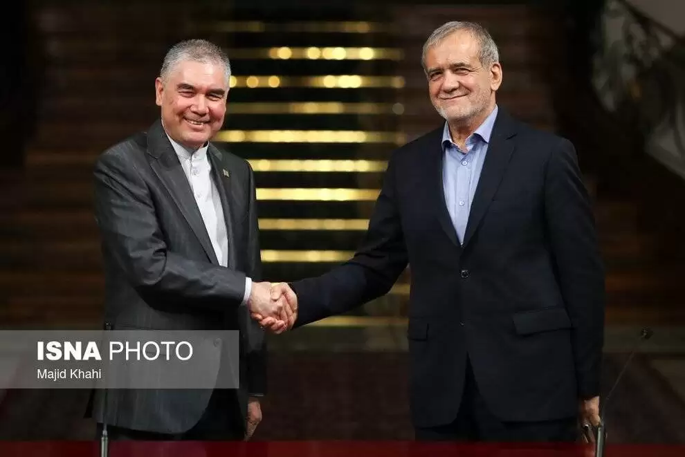 تصاویر - امضای 4 سند همکاری مشترک میان ایران و ترکمنستان