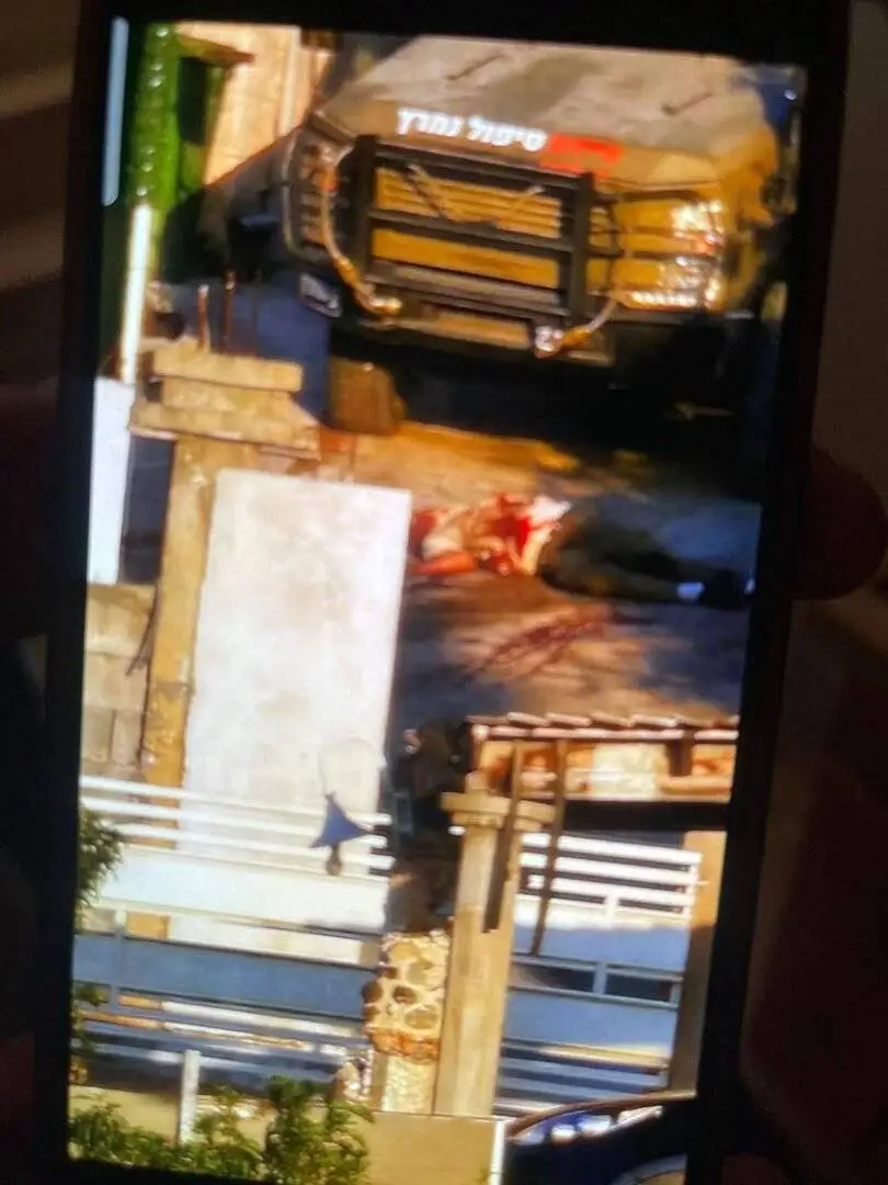هلاکت یک سرباز اسرائیلی؛ حاوی تصاویر ناگوار - تصاویر اولیه از محل عملیات - جزئیات 2عملیات استشهادی امروز در کرانه باختری