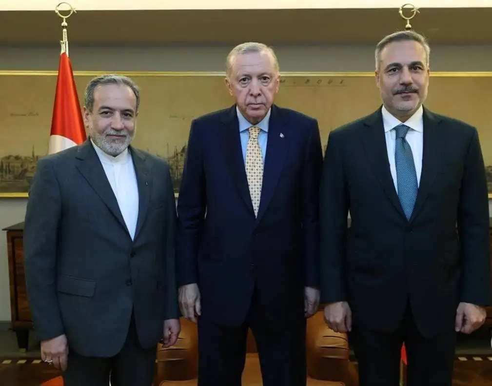 نخستین تصاویر از دیدار عراقچی با اردوغان منتشر شد