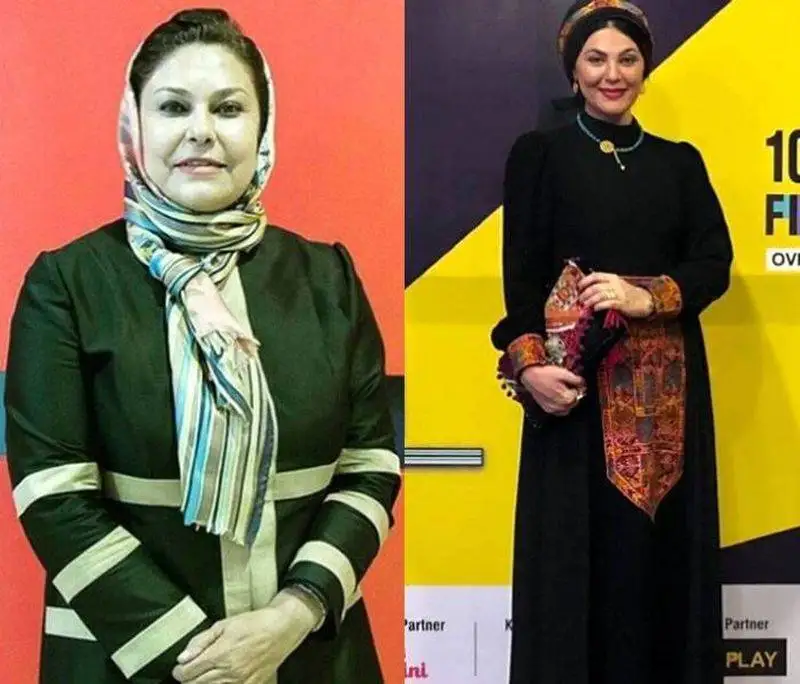 تصاویر - قد بلند ترین خانم بازیگران ایرانی - از مریم مومن تا کتایون ریاحی ! + قد دقیق 37 خانم بازیگر و ...