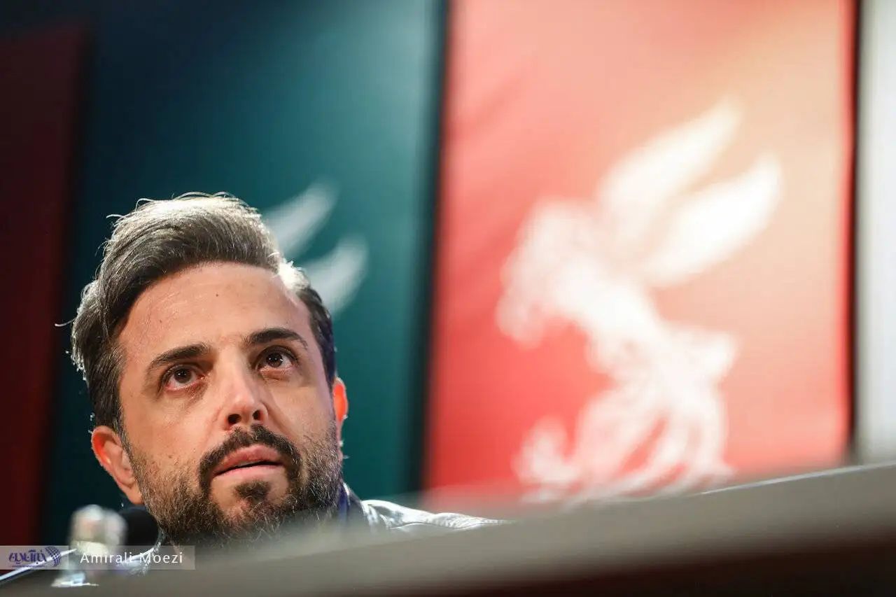 تصاویر - از بغض و ناراحتی تا ماجرای کاهش وزن آقای بازیگر؛ فتوکال و جلسه خبری فیلم سینمایی (پل) در جشنواره فجر