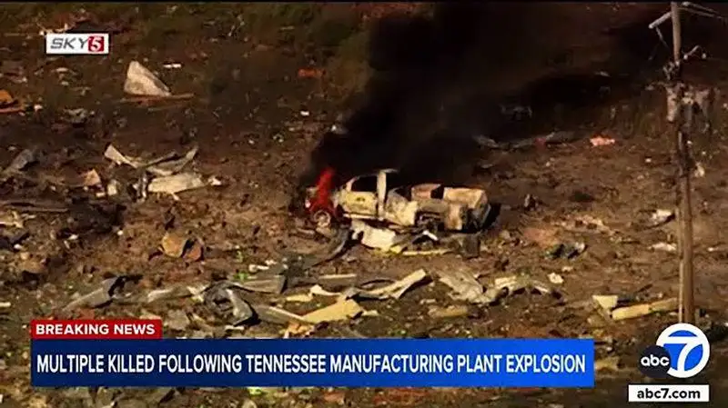 انفجار در کارخانه تولید مواد منفجره نظامی در تنسی - 19 نفر ناپدید شدند