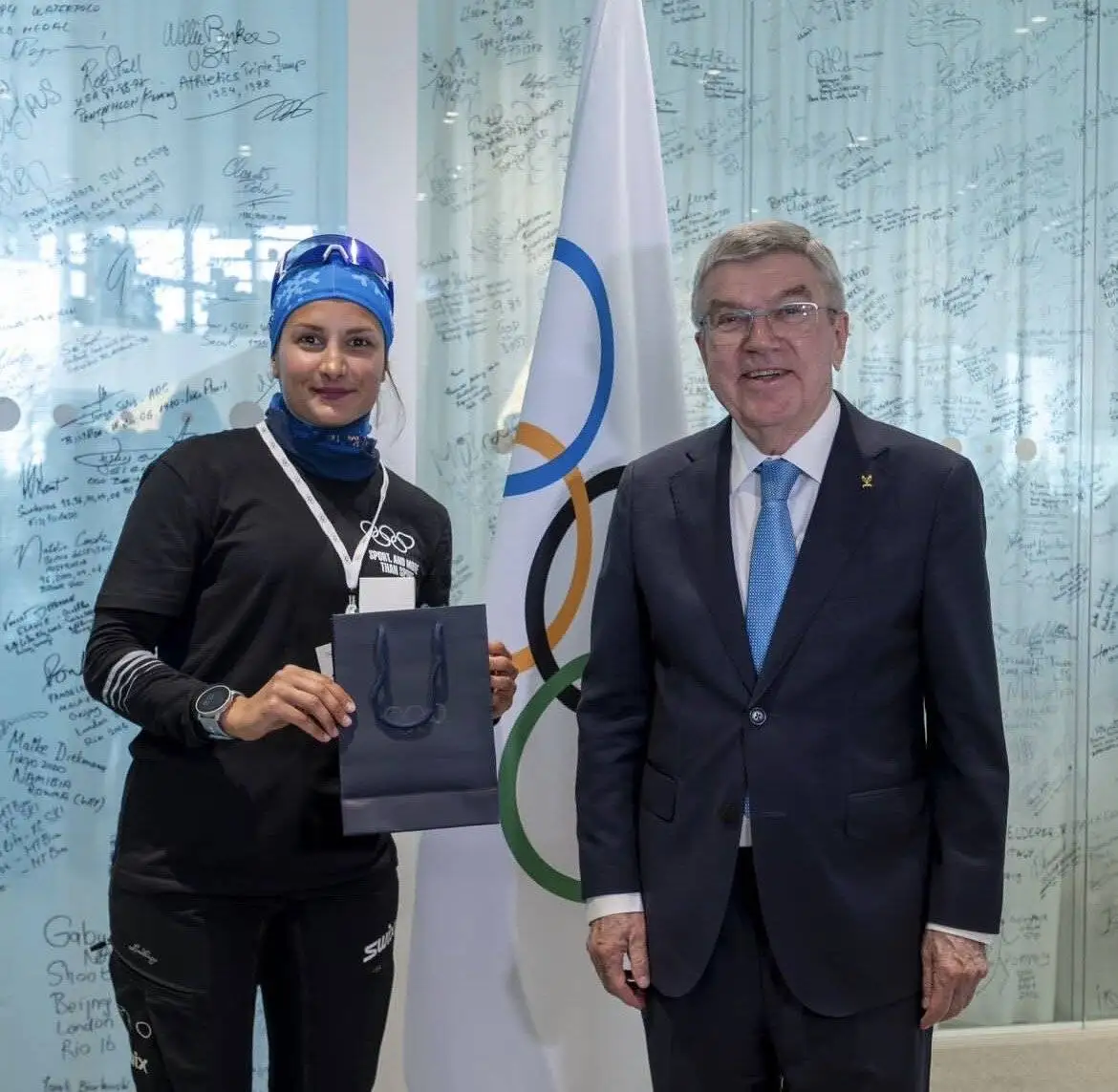 ماجراجویی دختر ایرانی در نزدیکی قطب شمال؛ می خواهم در المپیک بدرخشم!