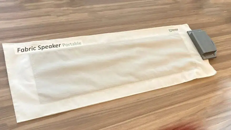 بلندگوی پارچه ای؛ نازک، سبک و انعطاف پذیر!