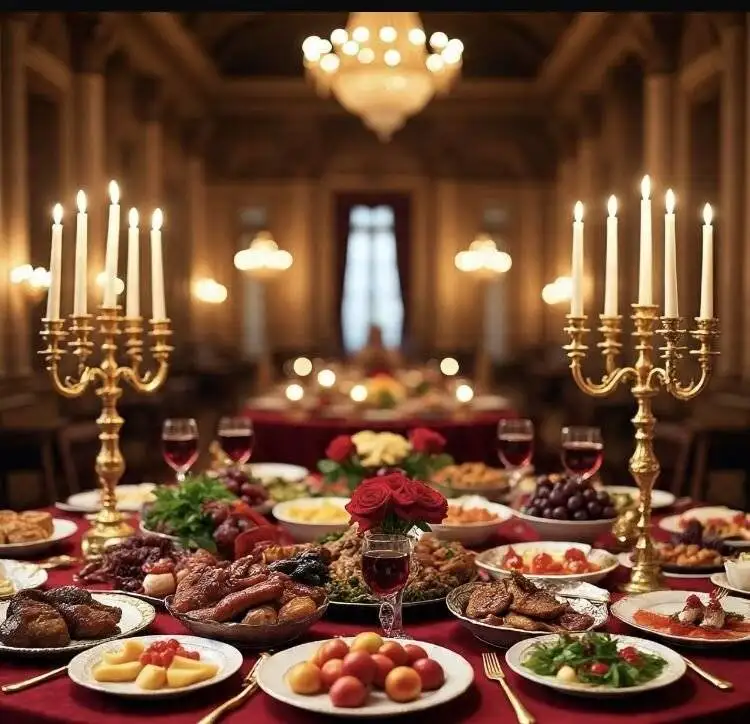 تازه عروس ها بخوانند: شیک ترین مدل دیزاین سفره یلدا + منوی کامل شام برای درخشیدن در نخستین یلدای مشترک