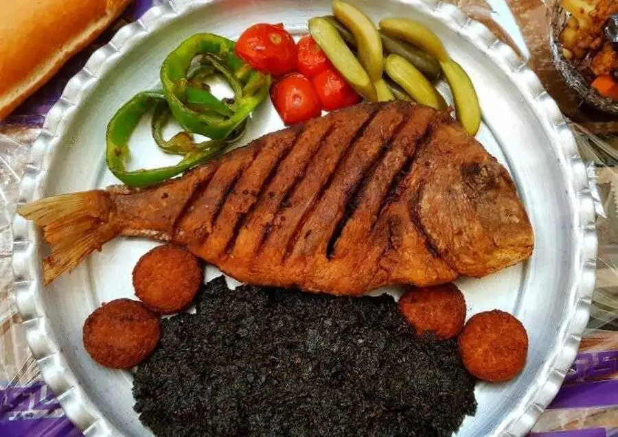 درست کردن حشو و ماهی جنوب سرخ کرده ؛ غذایی ساده و خوشمزه