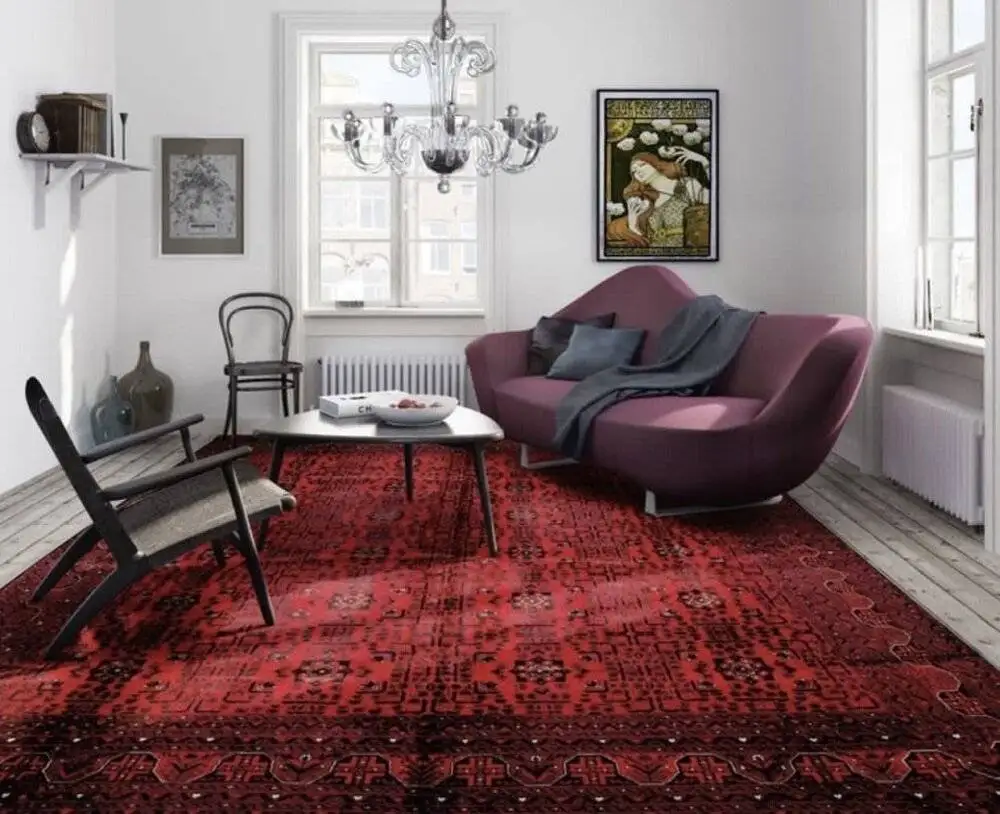 فرش قرمز ؛ نگینی درخشان در دکوراسیون داخلی