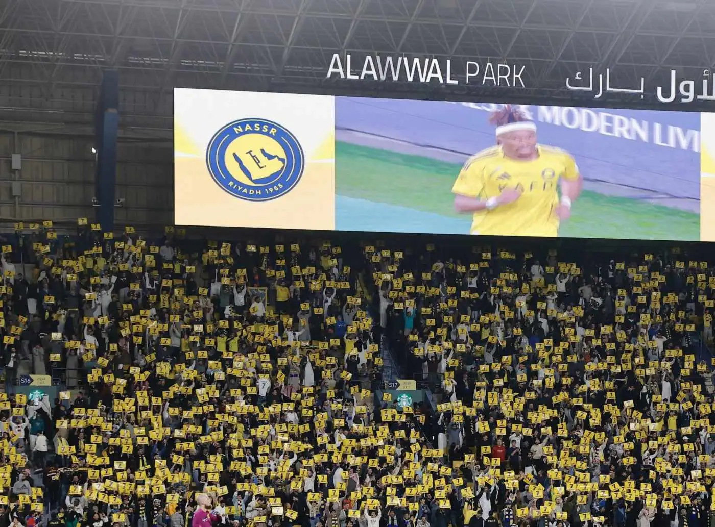 تصویر - حمایت شگفت انگیز هواداران النصر از رونالدو