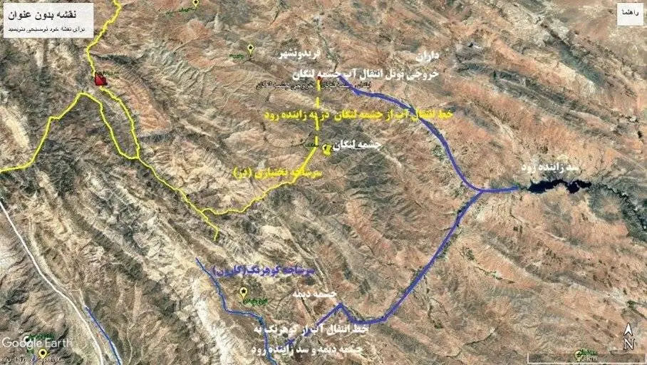 ناگفته هایی از انتقال جنجال برانگیز آب اصفهان به یزد + نمودارها و عکس ها