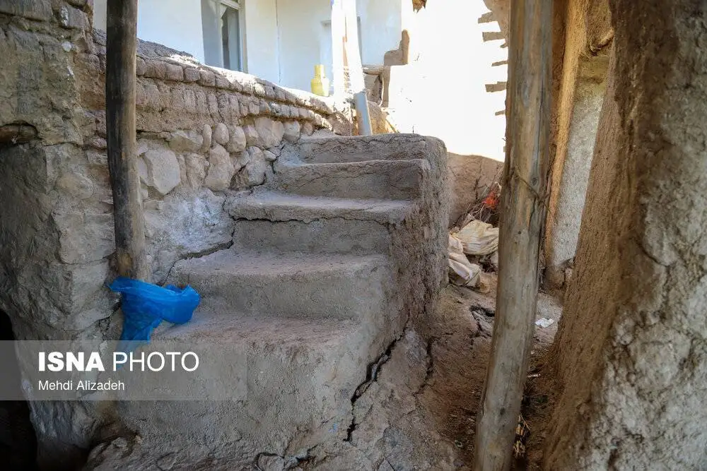 رانش ناگوار زمین در روستای گلی شهرستان بجنورد - تصاویر