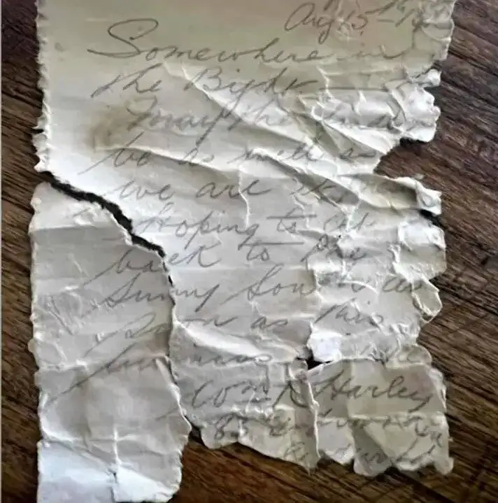 نامه سرباز کشته شده پس از 109 سال در بطری پیدا شد - عکس