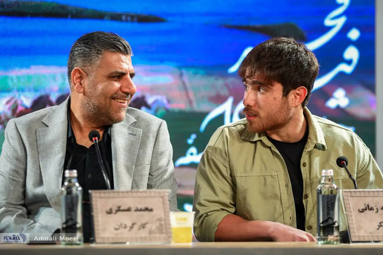 تصاویر - از بغض و ناراحتی تا ماجرای کاهش وزن آقای بازیگر؛ فتوکال و جلسه خبری فیلم سینمایی (پل) در جشنواره فجر