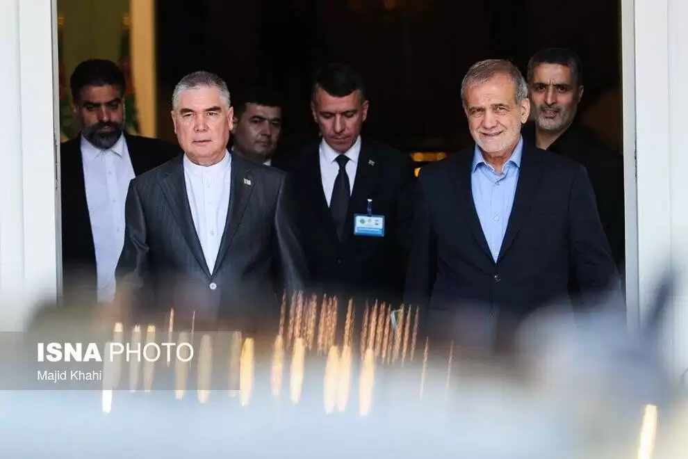 تصاویر - امضای 4 سند همکاری مشترک میان ایران و ترکمنستان