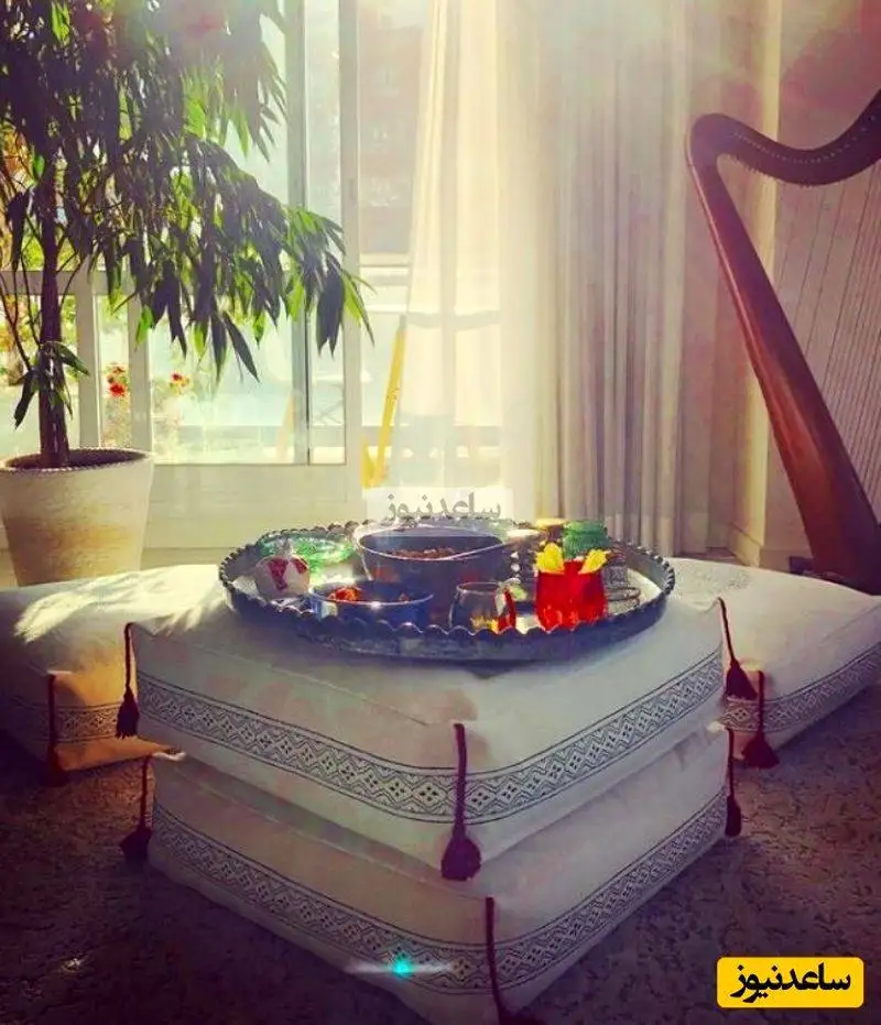 خانه زیبا، اصیل و شاعرانه غزل شاکری، هنرمند باوقار ایرانی با دکوراسیون متفاوت و سنتی - بهترین ایده برای چیدمان خانومای خاص پسند+عکس