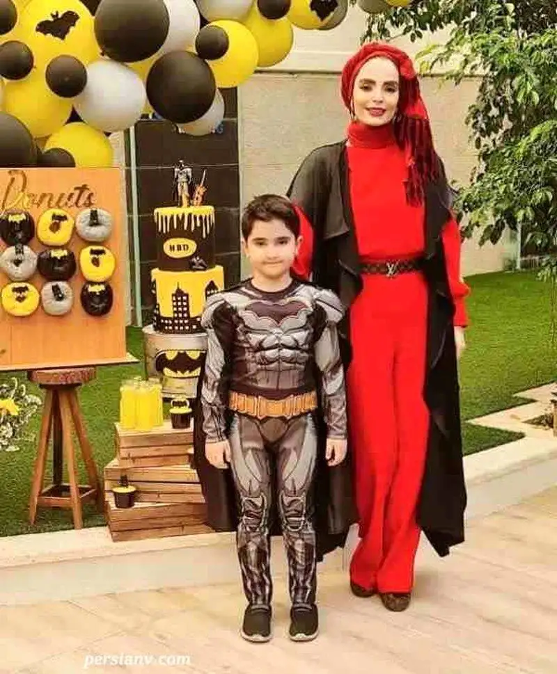 سپیده خداوردی با کیک سه بعدی بت من ساخته هنرمند قناد تهرانی، خاطره ای خاص برای پسرش رقم زد - جشن تولدی به یادماندنی+ عکس