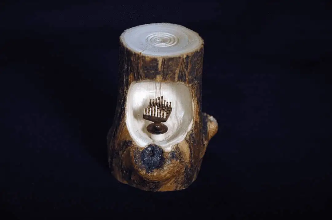 کوچکترین شطرنج جهان در ایران + تصاویر - شاهکار خراطی جوان کردستانی را ببینید