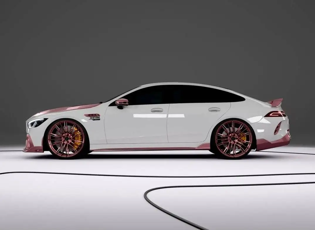 مرسدس amg gt 53 صورتی - جواهری که همه نگاه ها را به خود خیره می کند