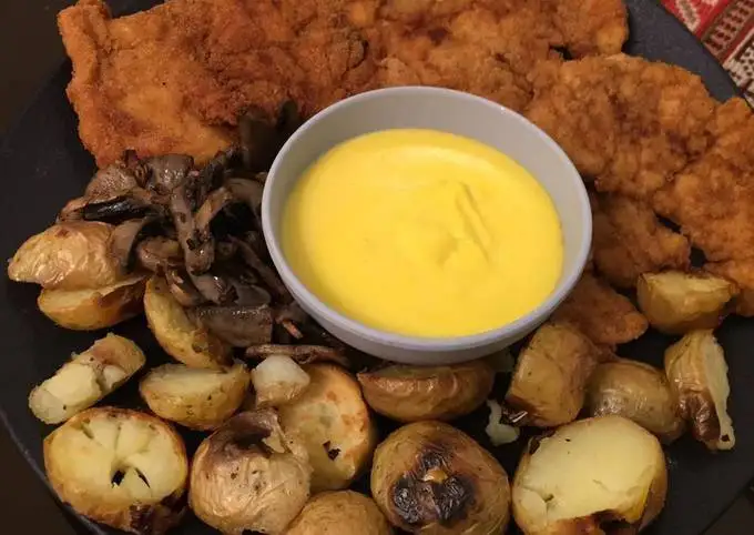 درست کردن 3 سس برای سالاد، انواع سوخاری و سیب زمینی